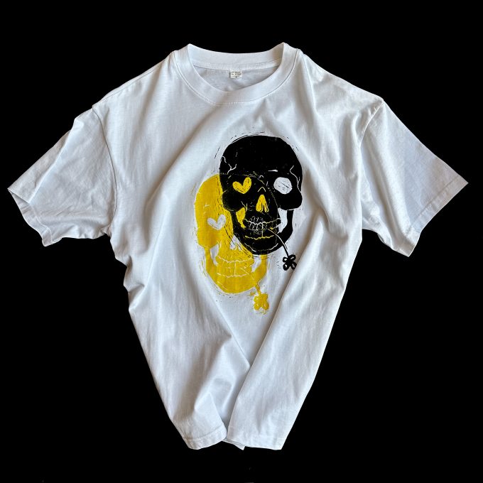 SKULL, T-Shirt ^^ Oversize + Unisex